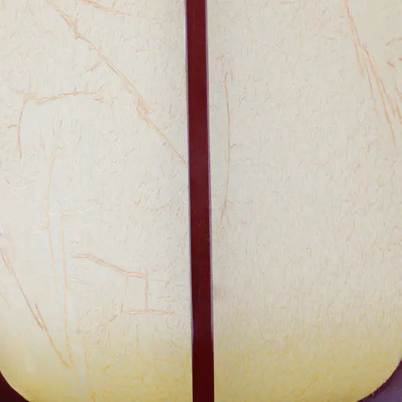 Modern Chinese Faux Sheepskin Wooden Lantern 1-light Pendant Light Lumendat