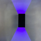 Modern Smart Square APP Dimming Waterproof LED Wall Sconce Lamp