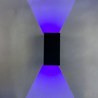 Modern Smart Square APP Dimming Waterproof LED Wall Sconce Lamp