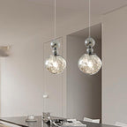 Contemporary Scandinavian Lava Ball Iron Acrylic 1-light Pendant Light for Bedroom