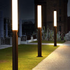 Modern Acrylic Waterproof Creative Lipstick Design LED Outdoor Lawn Floor Lamp Lumendat