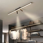 Nordic Minimalist Acrylic Long Strip Track Spotlight LED Flush Mount Ceiling Light Lumendat