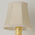 European Modern Luxury Candelabra Carved Zinc Alloy Fabric 2-Light Wall Sconce Lamp Lumendat