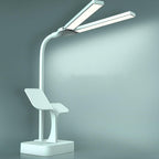 Lumendat Modern Folding Dual Lamp Plug-In Station Table Lamp Lumendat