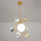 Lumendat Contemporary Creative Glass Balls 7-Light Chandelier For Bedroom Lumendat
