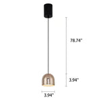 Modern Minimalist Hardware Dome Mini LED Pendant Light