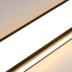 Nordic Minimalist Long LED Flush Mount Ceiling Light BulbSquare