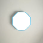 Nordic Macaron Diamond Geometry Iron Acrylic LED Flush Mount Ceiling Light BulbSquare