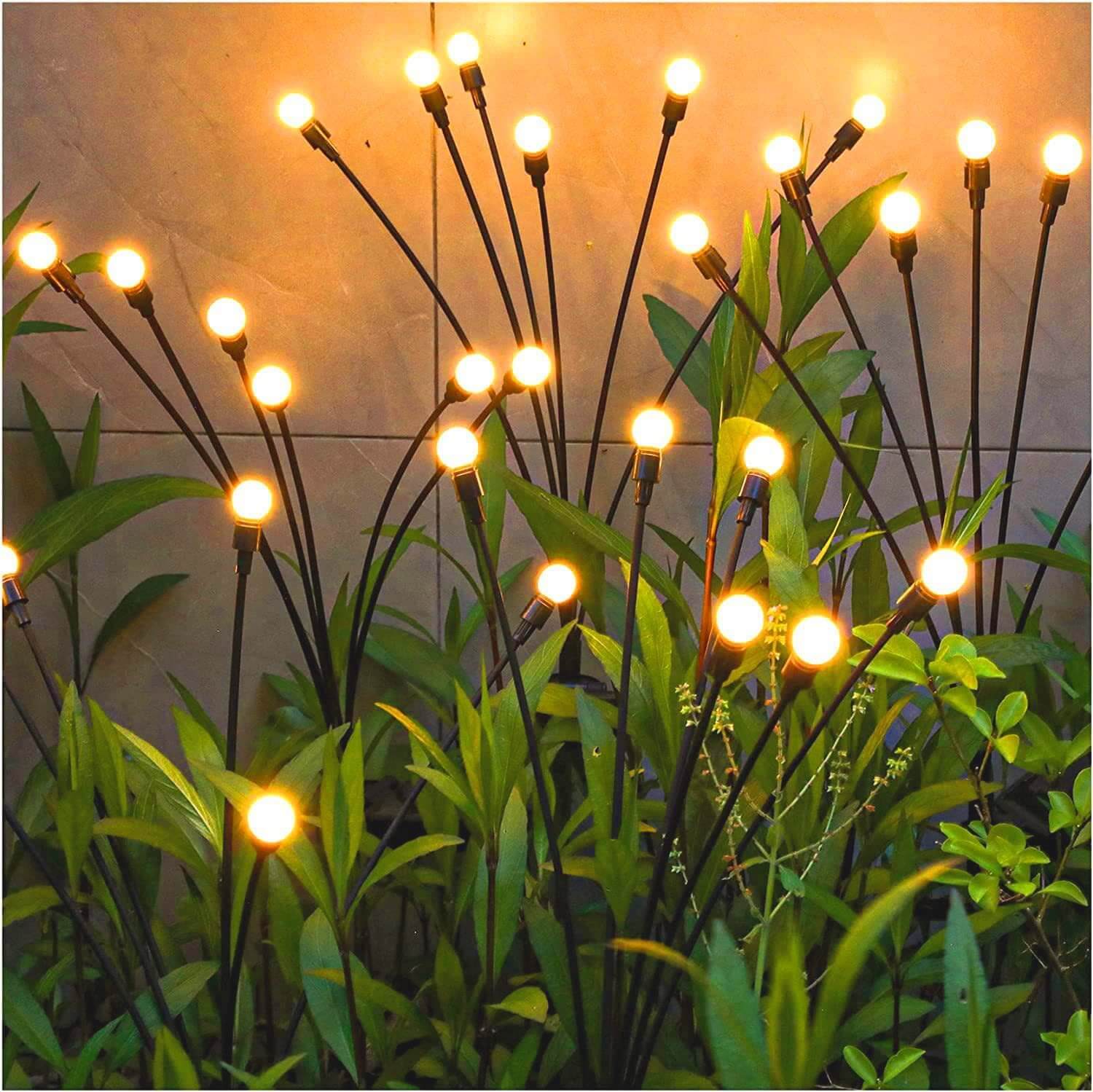 Modern Decorative Solar Firefly Waterproof ABS LED Lawn Insert Ground Outdoor Landscape Lighting Lumendat