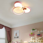 Lumendat Modern Creative Minimalist Wrought Iron Cartoon Mouse LED Flush Mount Ceiling Light Lumendat