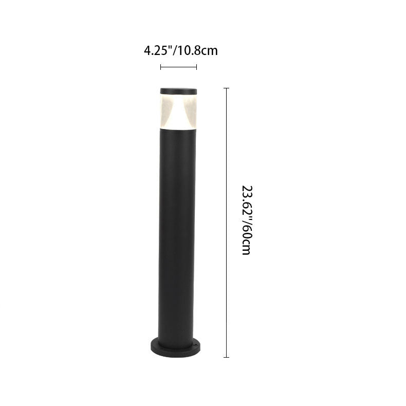 Contemporary Industrial Aluminum Column LED Waterproof Lawn Landscape Light For Garden Lumendat