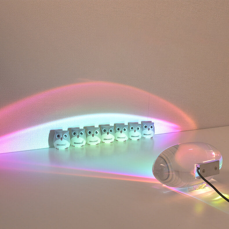 Creative Crystal Projection Angel Eye LED Table Lamp Lumendat