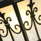 Modern Vintage Waterproof Patio Solar Outdoor Column Head Light Lumendat