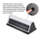 Modern Solar Waterproof Acrylic Long Strip LED Outdoor Wall Sconce Lamp Lumendat