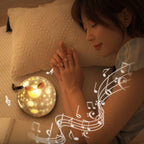 Lumendat Contemporary Creative Kids Projectable Round Rabbit Deer ABS LED Table Lamp For Bedroom Lumendat
