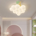 Lumendat Contemporary Creative Kids Grape Iron Plastic LED Flush Mount Ceiling Light For Bedroom Lumendat