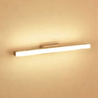 Nordic Minimalist Wooden Long Strip Vanity Light LED Wall Sconce Lamp