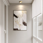 Nordic Light Luxury All Copper Ultra-thin LED Flush Mount Light BulbSquare