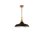 Nordic Macaron Barn Metal Wood 1-light Pendant Light BulbSquare