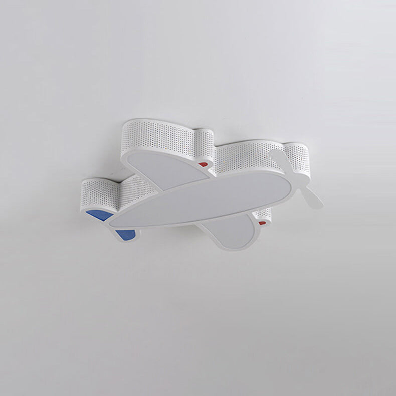 Lumendat Cartoon Creative Luminous Aircraft Design LED Flush Mount Ceiling Light Lumendat