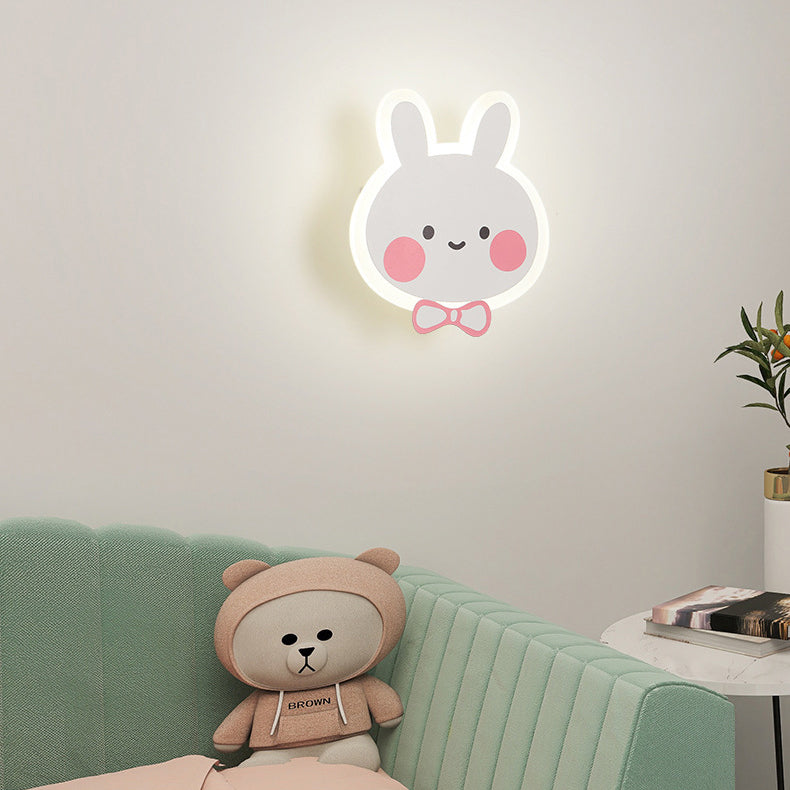 Lumendat Contemporary Creative Acrylic Cartoon Fairy Astronaut Iron LED Kids Wall Sconce Lamp For Bedroom Lumendat