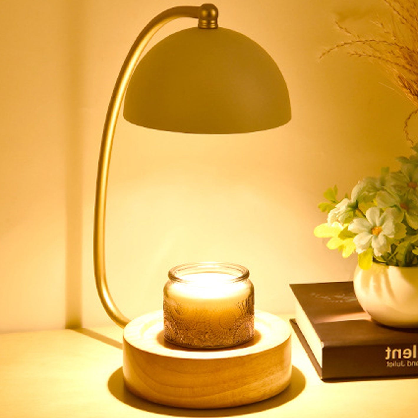 Japanese Creative Timing Dimming 1-Light Melting Wax Table Lamp Lumendat