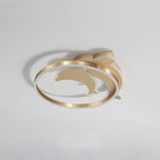 Lumendat Modern Creative Golden Dolphin Iron LED Flush Mount Ceiling Light Lumendat
