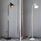 Nordic Minimalist Iron Cone Long Pole 1-Light Standing Floor Lamp Lumendat