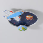 Lumendat Cartoon Creative Aircraft Space LED Kids Flush Mount Ceiling Light Lumendat