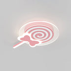 Lumendat Creative Childlike Cartoon Lollipop Design LED Flush Mount Light Lumendat