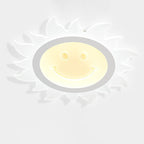 Creative Cartoon Smiley Sun LED Flush Mount Ceiling Light Lumendat