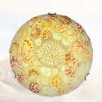 European Mediterranean Shell Art Round LED Flush Mount Ceiling Light Lumendat