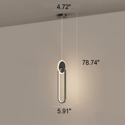 Modern Minimalist All-copper LED 1-Light Pendant Light