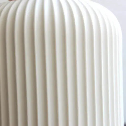 Nordic White Ceramic Cylindrical Jar 1-light Japanese Pendant Light Lumendat