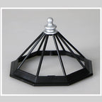 Creative Solar Rotating Tower Resin Hardware LED Garden Decoration Landscape Light Lumendat