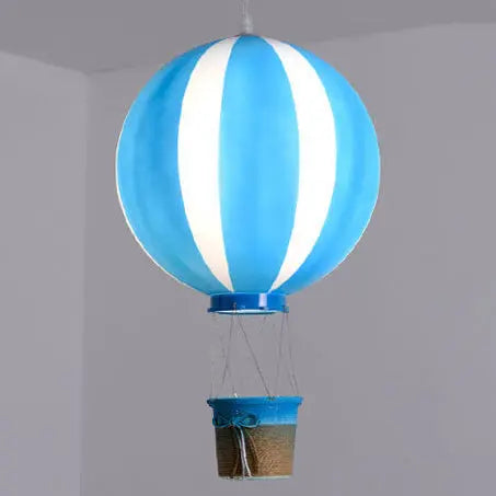 Scandinavian Modern Creative Hot Air Balloon Iron Acrylic 1-light Pendant Light BulbSquare
