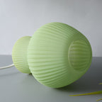 Modern Minimalist Mushroom 1-Light Glass Table Lamp For Bedside Lumendat