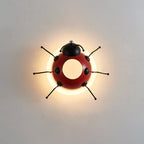 Lumendat Contemporary Creative Cartoon Beetle Acrylic LED Kids Wall Sconce Lamp For Bedroom Lumendat