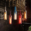 Retro Colorful Wine Bottle 5-light Chandeliers modern luxury lighting fixture