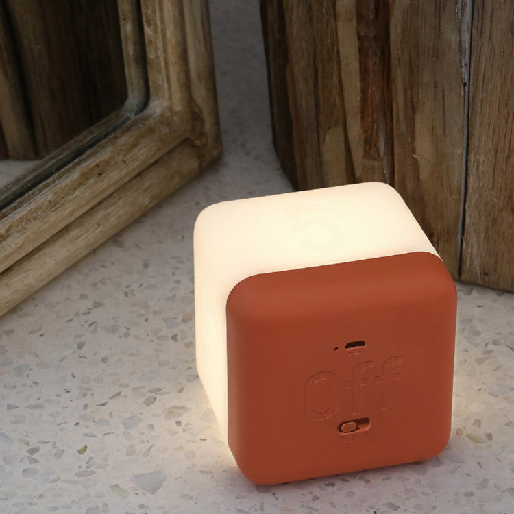 Modern Magic Cube Turn Timer Night Light USB Rechargeable LED Table Lamp Lumendat