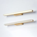 Modern Wood Linear LED Mirror Front Light Wall Sconce Lamps