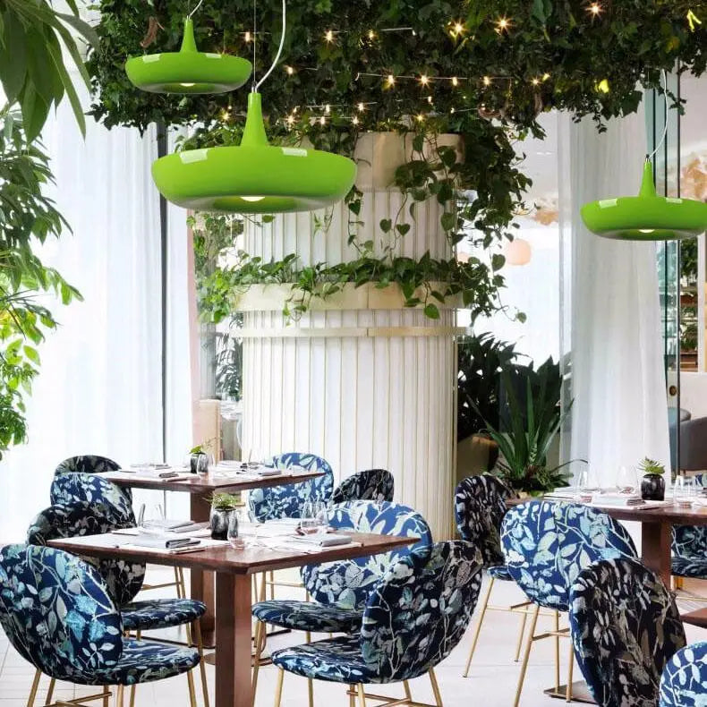 Modern Creative Refreshing Circle Plant 1-light Pendant Light Lumendat