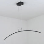 Nordic Minimalist Arch Linear LED Chandelier Lumendat