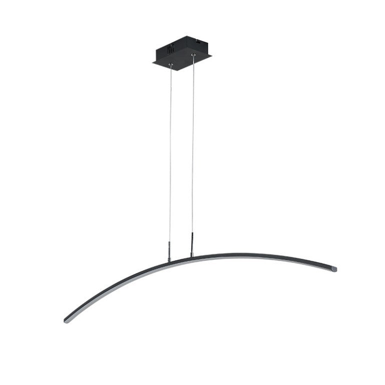 Nordic Minimalist Arch Linear LED Chandelier
