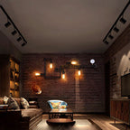 Industrial Maze Pipe 5-Light Wall Sconce Lamp