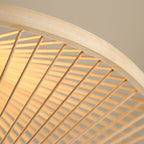 Modern Chinese Style Bamboo Weaving Lantern 1-Light Pendant Light