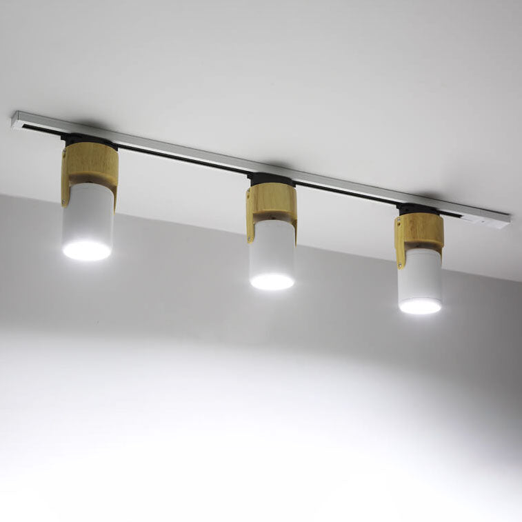 Modern Minimalist Hardware Long Spotlight Track Light 1/3 Light LED Flush Mount Ceiling Light For Living Room & Bedroom Lumendat