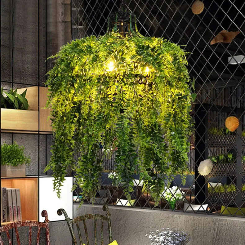 Creative Plant Vine 3-light Chandelier – Botanical Lobelia & Willow Designs Lumendat