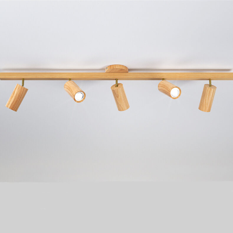 Simple Log Spotlight Track LED Semi-Flush Mount Ceiling Light Lumendat
