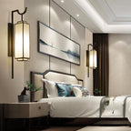 Modern Light Luxury Vintage Iron Cloth 1-Light Wall Sconce Lamp Lumendat